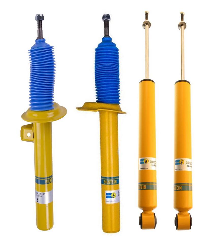 BMW Suspension Strut and Shock Absorber Assembly Kit - Front and Rear (B8 Performance Plus) - Bilstein 3816633KIT
